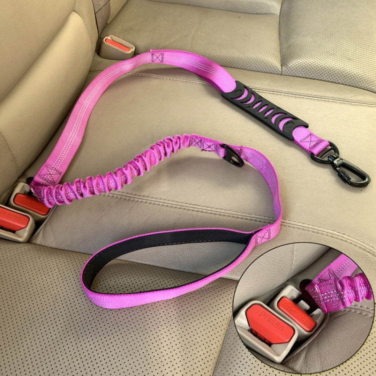 Elastic Reflective Car Dual-purpose Dog Leash