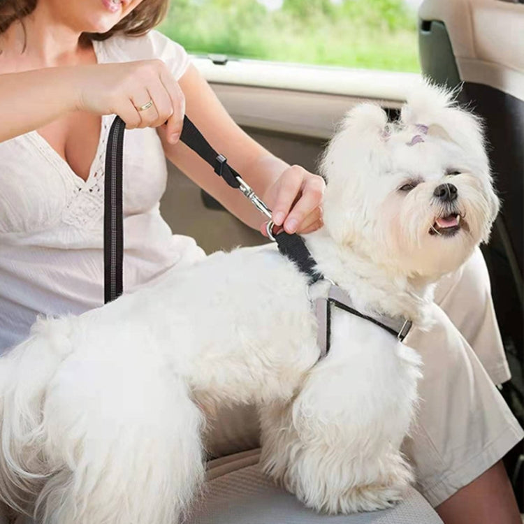 Elastic Reflective Car Dual-purpose Dog Leash