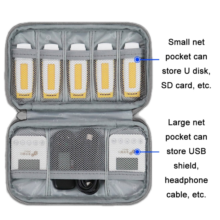 Baona BN-C004 Mini U Disk Headphone Data Cable Storage Bag, Color: