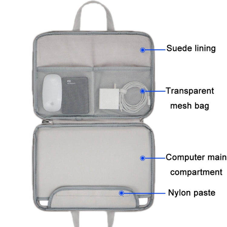 Baona BN-Q006 PU Leather Full Opening Laptop Handbag