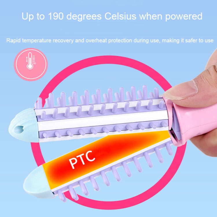 GeLinSi GLS-003 20W 2 in 1 Ceramic Glaze Mini Curler Comb, EU Plug