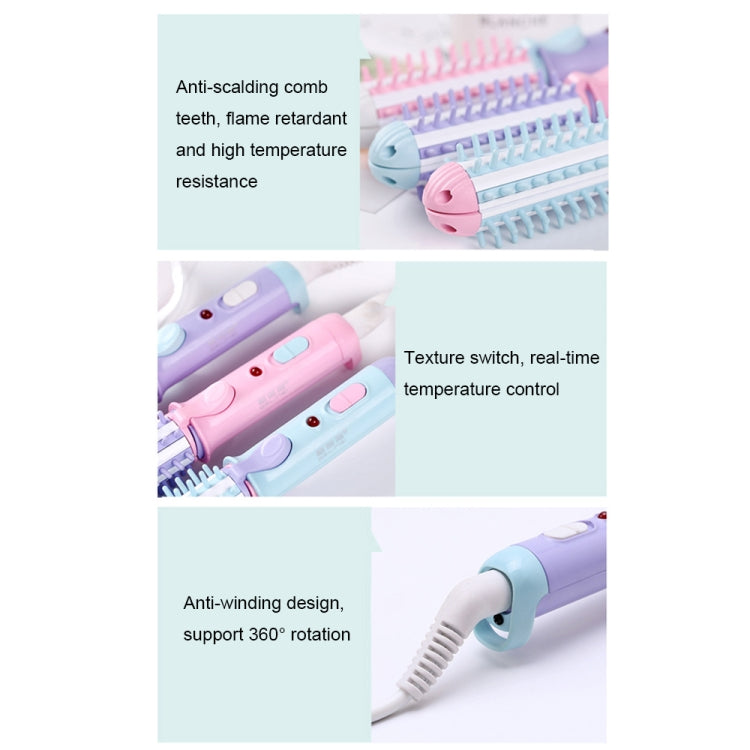 GeLinSi GLS-003 20W 2 in 1 Ceramic Glaze Mini Curler Comb, EU Plug