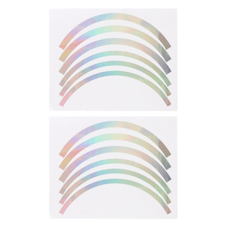 2 Sets Wheel Hub Protective Sticker For Scooter Bicycle Electric Vehicle