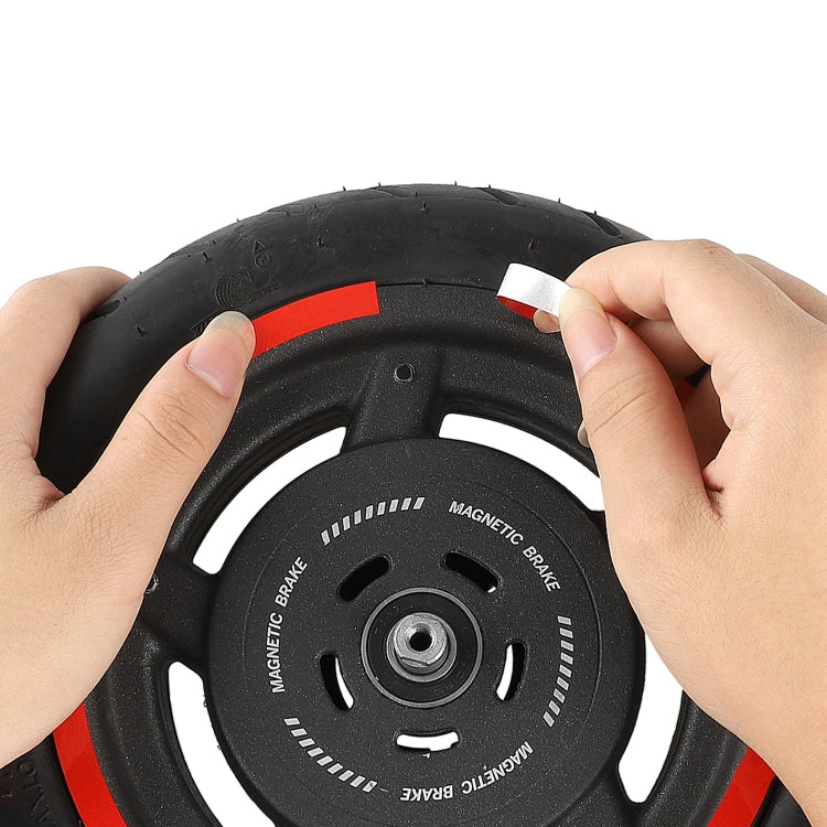 2 Sets Wheel Hub Protective Sticker For Scooter Bicycle Electric Vehicle