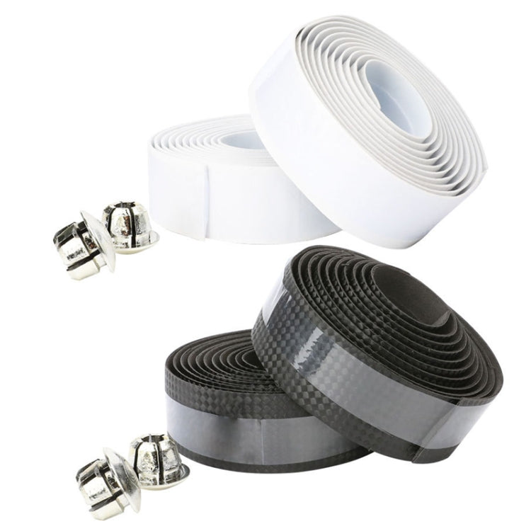 1 Pair Carbon Fiber Texture Road Bike Ties Snakeskin Handlebar Ties