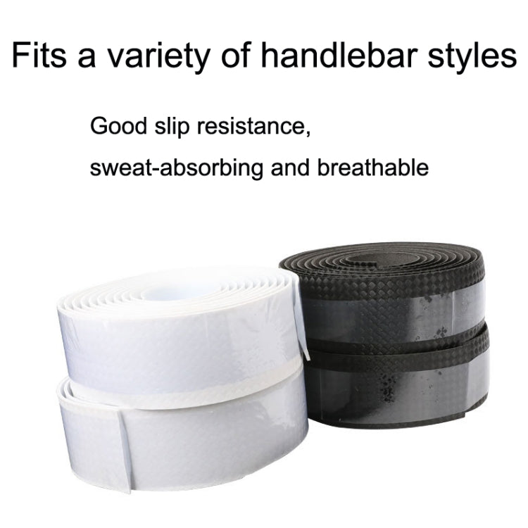 1 Pair Carbon Fiber Texture Road Bike Ties Snakeskin Handlebar Ties