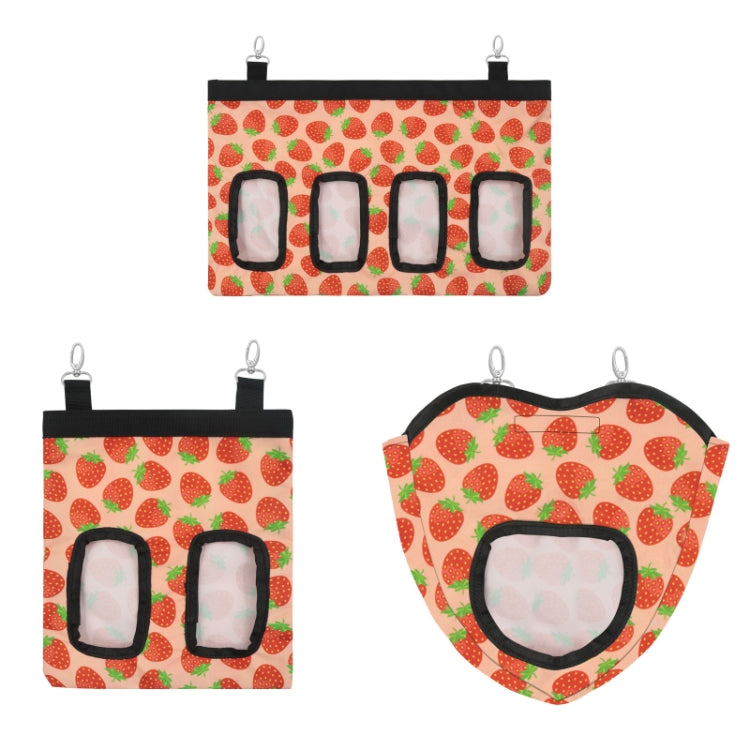 Pet Rabbit Guinea Pig Hanging Feeding Hay Storage Bag