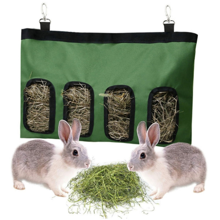 Pet Rabbit Guinea Pig Hanging Feeding Hay Storage Bag