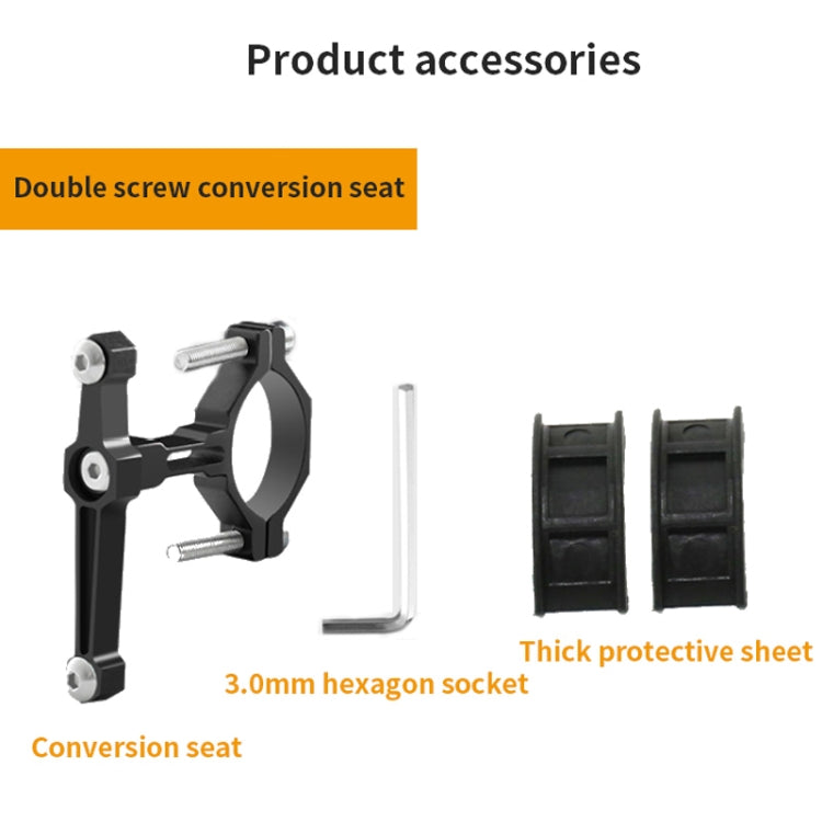 Bicycle Aluminum Alloy Bottle Cage Conversion Seat Fixed Adjustable Bottle Cage