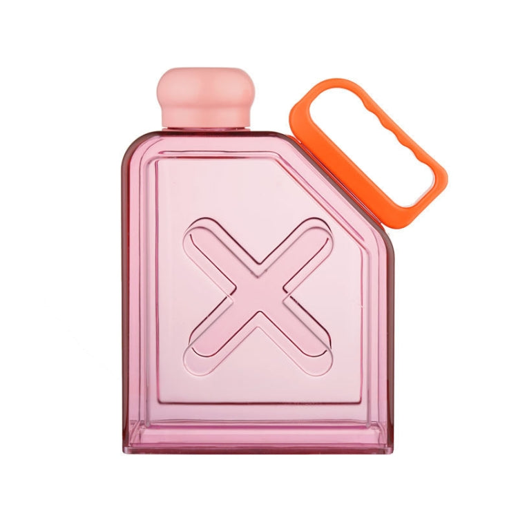 Square Fitness Sports Large Capacity Plastic Water Cup with Handle