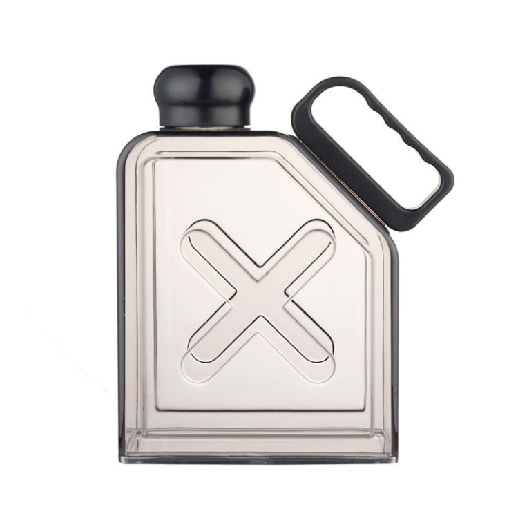 Square Fitness Sports Large Capacity Plastic Water Cup with Handle