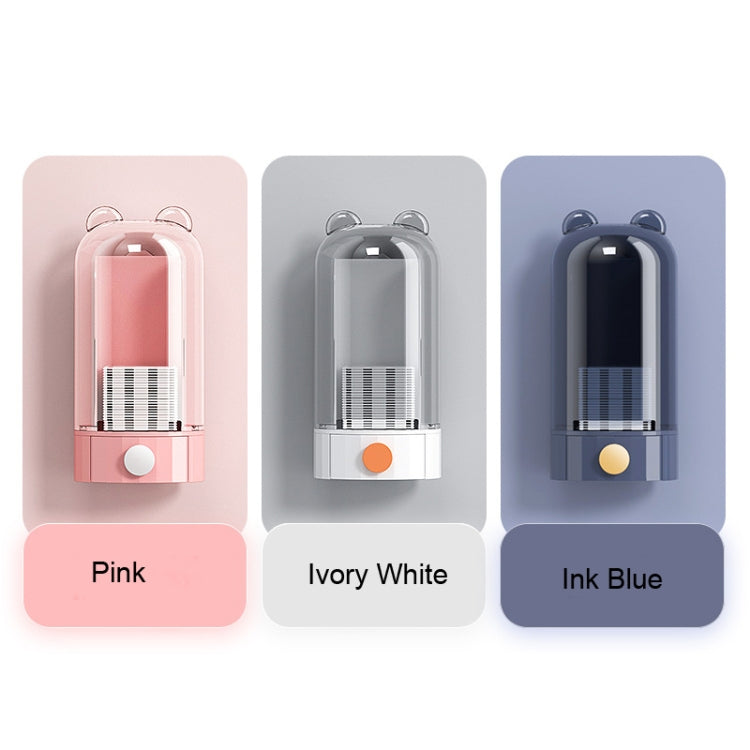 Automatic Push Type Transparent Cosmetic Cotton Storage Box With 50 Cotton Pads