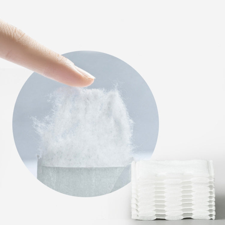 Automatic Push Type Transparent Cosmetic Cotton Storage Box With 50 Cotton Pads