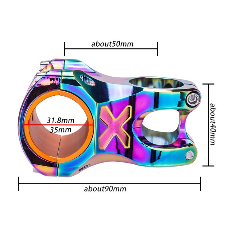 ZTTO Mountain Bike CNC Colorful Hollow Aluminum Alloy Short Riser