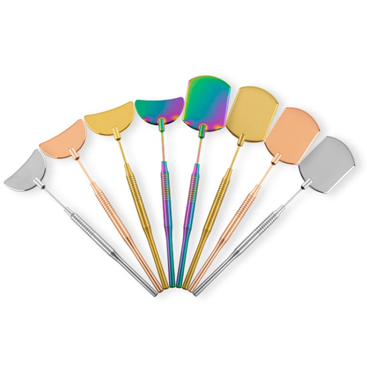 Stainless Steel Rotating Extension Eyelash Inspection Mirror, Style: