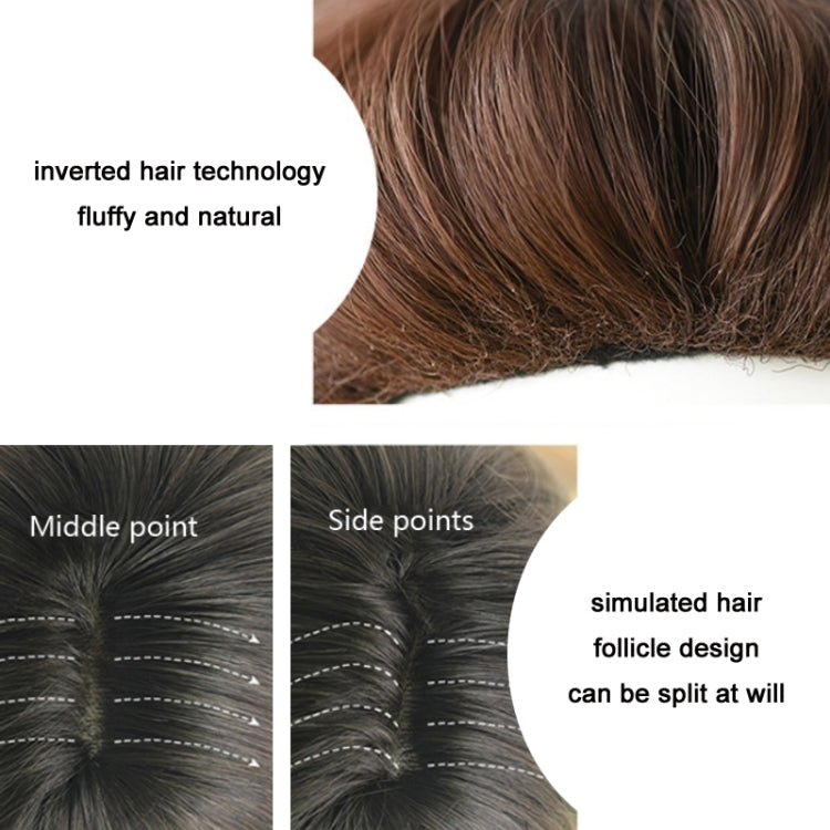 Women Medium Length Natural Realistic Full Shoulder Length Wig