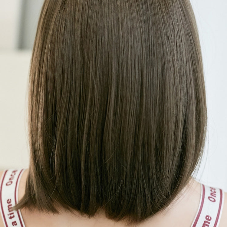 Women Medium Length Natural Realistic Full Shoulder Length Wig