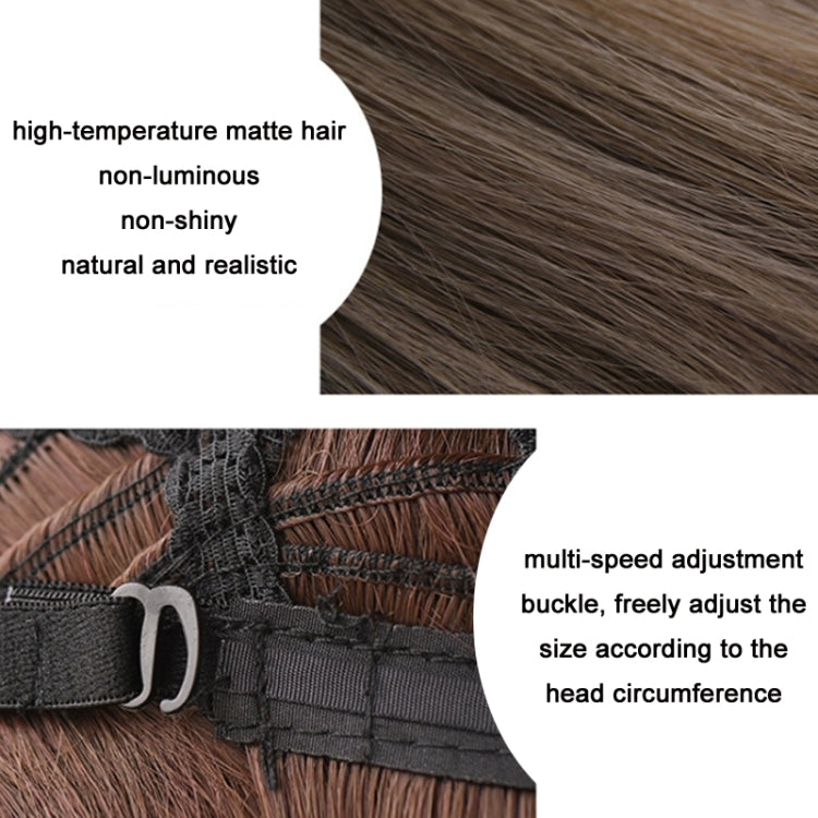 Women Tinfoil Permed Natural Fluffy Full Head Cover Wig