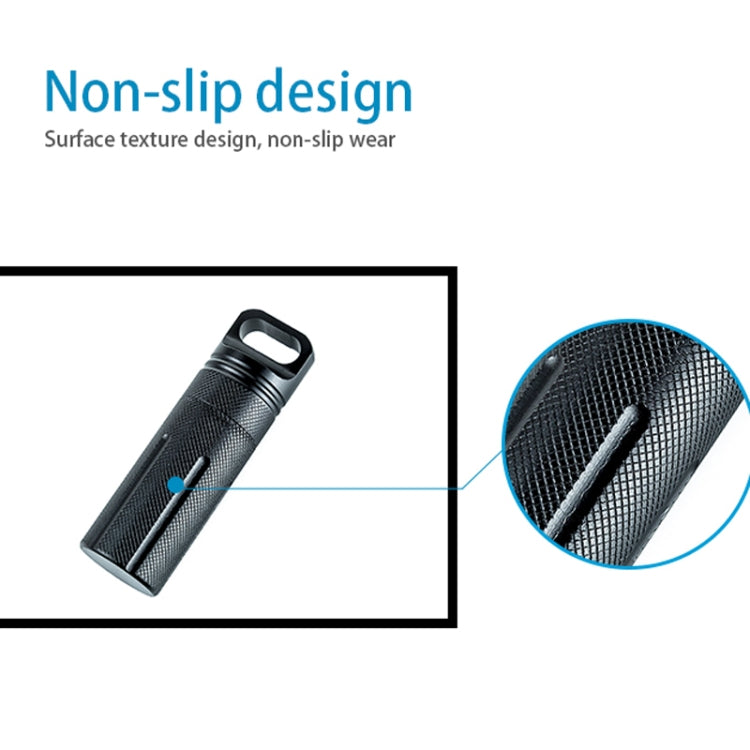 Aluminum Alloy Full Seal EDC Waterproof Can Outdoor Survival Equipment