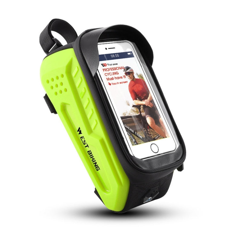 WEST BIKING Bicycle Front Bag TPU  Hard Shell Riding Front Beam Bag