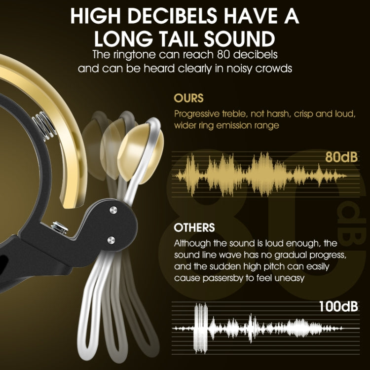 WEST BIKING Bicycle Retro Copper Bell Riding Crisp & Loud Bell