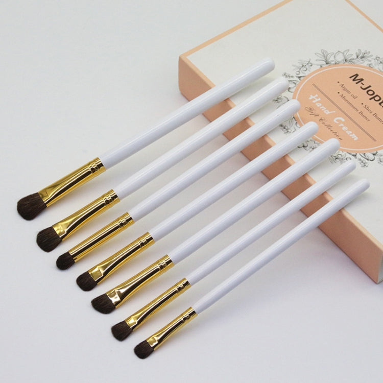 7 PCS / Set Horsehair Daily Eyeshadow Brush Smoky Makeup Brush