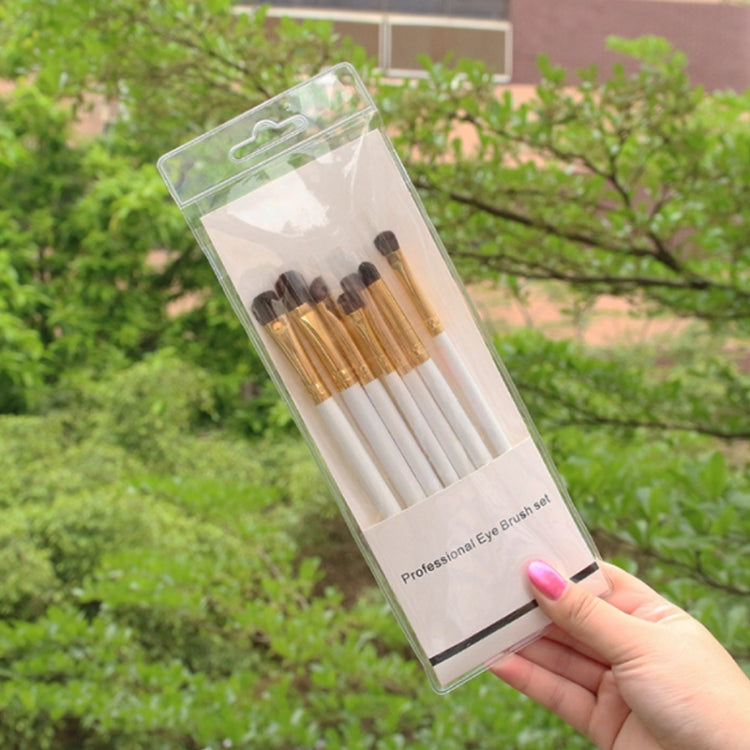 7 PCS / Set Horsehair Daily Eyeshadow Brush Smoky Makeup Brush