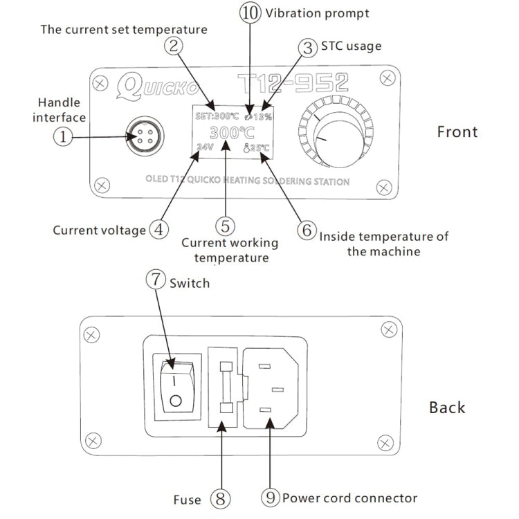Quicko Electronic Repair Soldering Iron with Handle