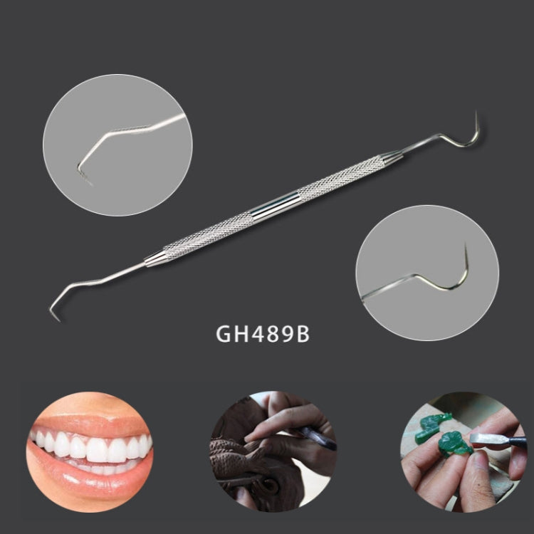 12 In 1 Stainless Steel Wax Carving Knife Dental Tool Set Clay Modeling Tool