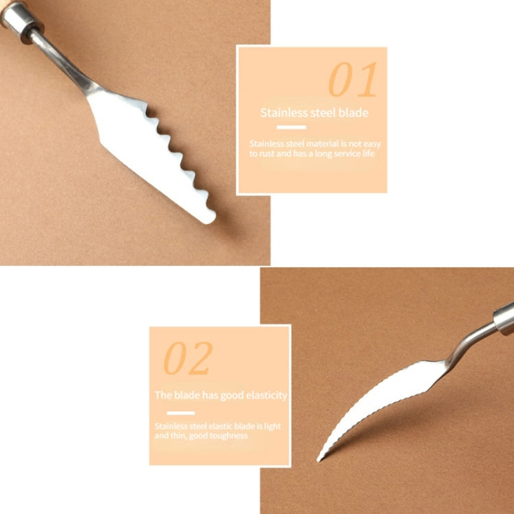 13 In 1 Oil Painting Special-shaped Scraper Painting Creation Art Palette Knife