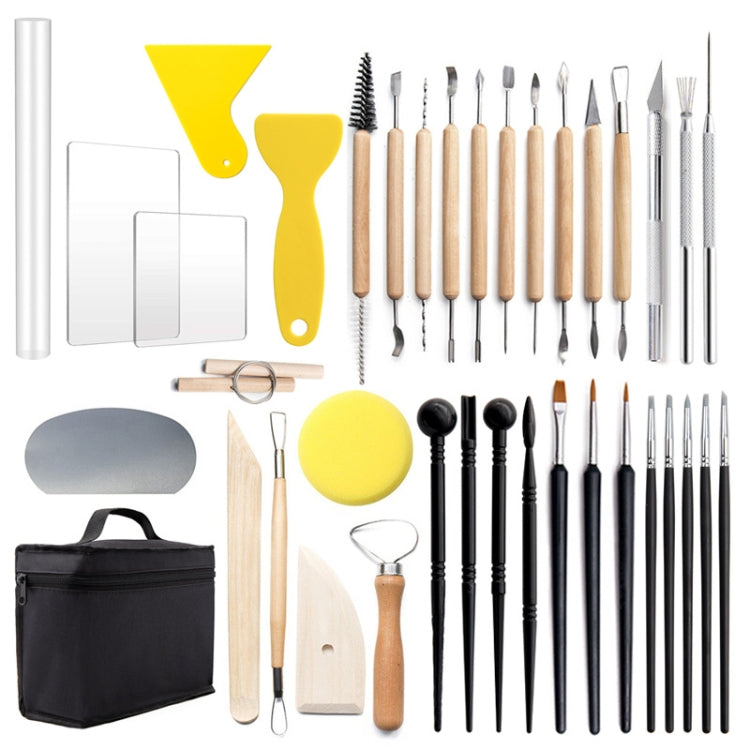 38 In 1 Pottery Tool Kit Pottery Clay Carving Knife