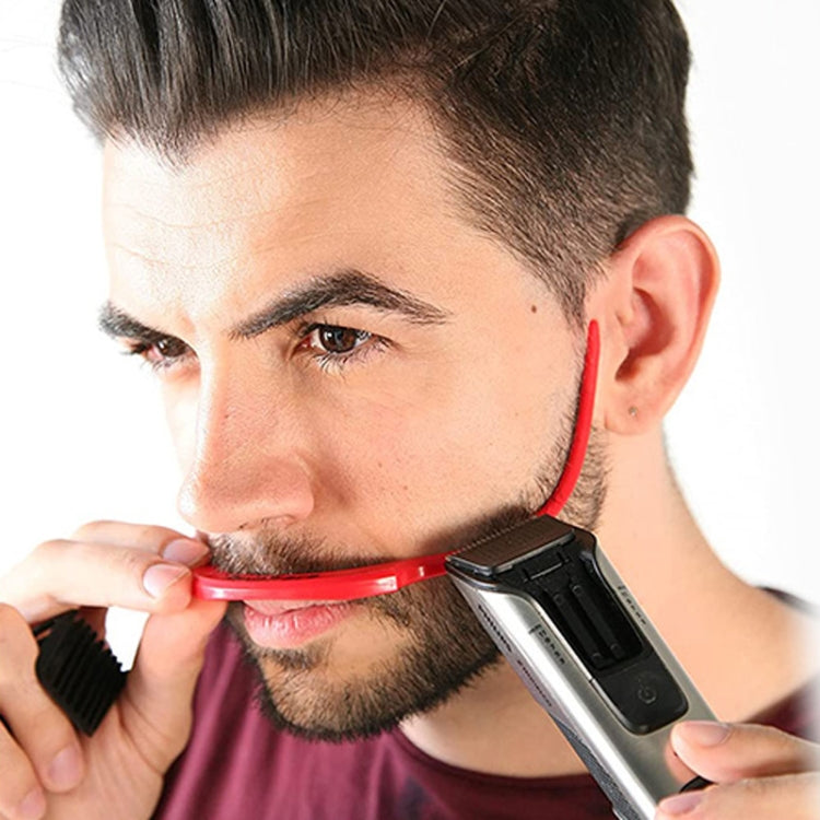 2 Sets Beard Styling Board Shaving Barber Tools, Style: