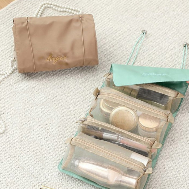 4 In 1 Women Travel Portable Waterproof Mesh Cosmetic Bag