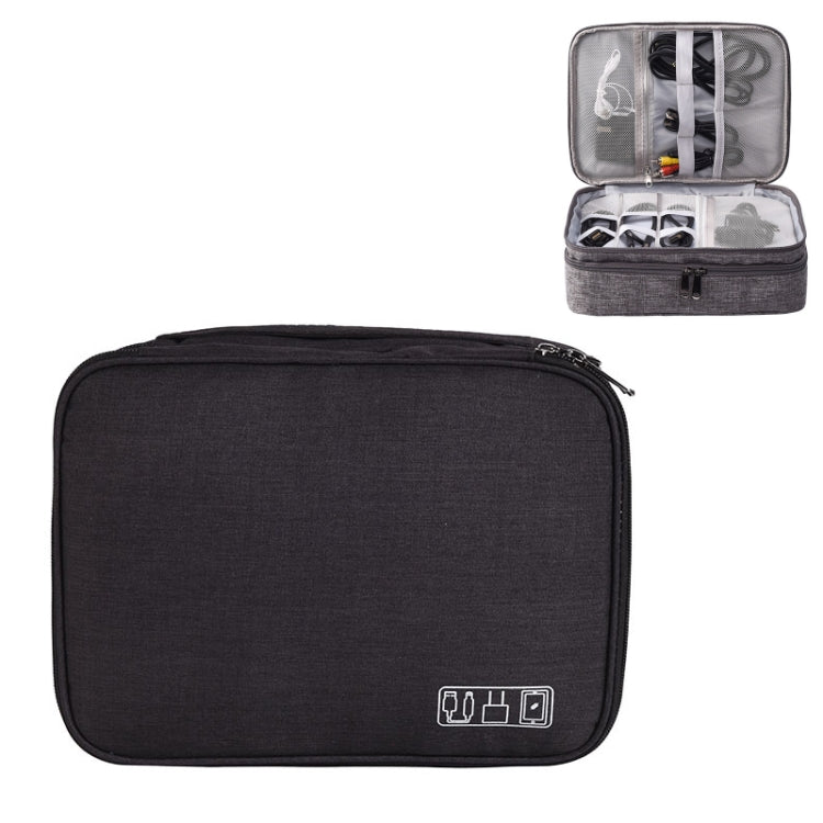 5 Inch Multifunctional Electronic Digital Earphone Power Cord Storage Bag