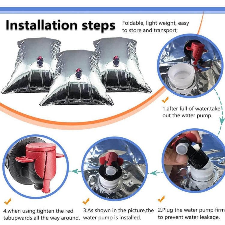 Outdoor Emergency Water Bag Picnic Beverage Insulated Storage Bag