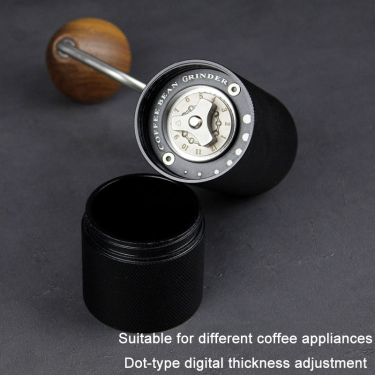 CNC Stainless Steel Hand Crank Coffee Bean Grinder