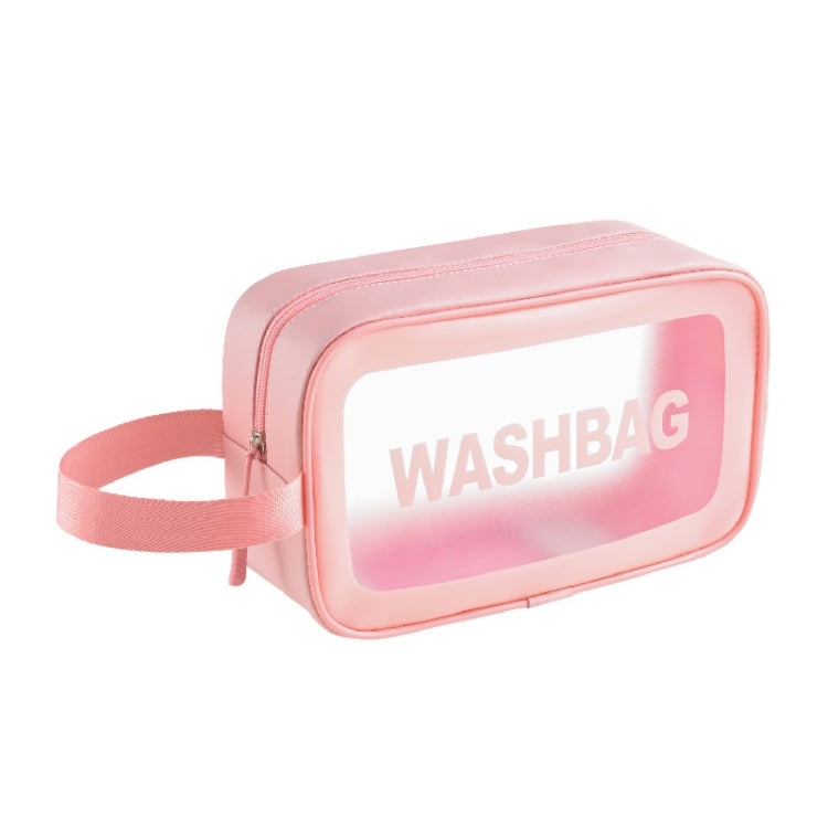 PVC Transparent Waterproof Portable Cosmetic Bag, Size: