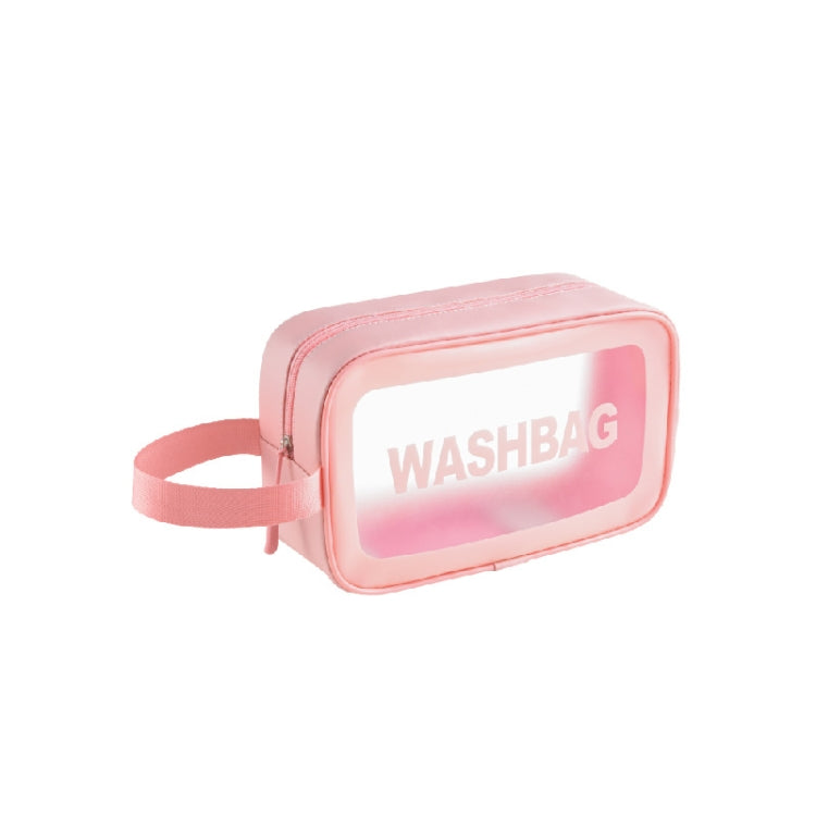 PVC Transparent Waterproof Portable Cosmetic Bag, Size: