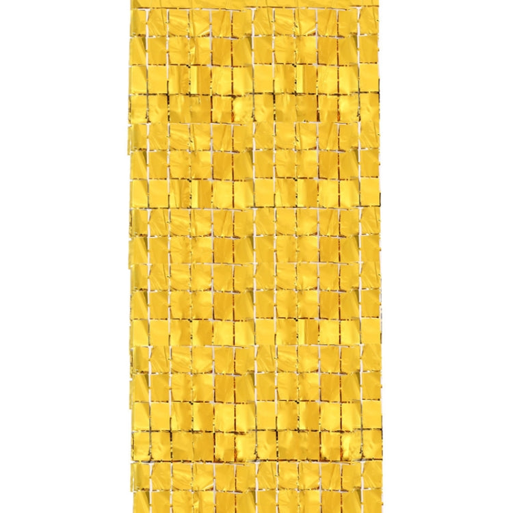 2 PCS 1x2M Square Rain Silk Door Curtain Birthday Party Background Wall Decoration