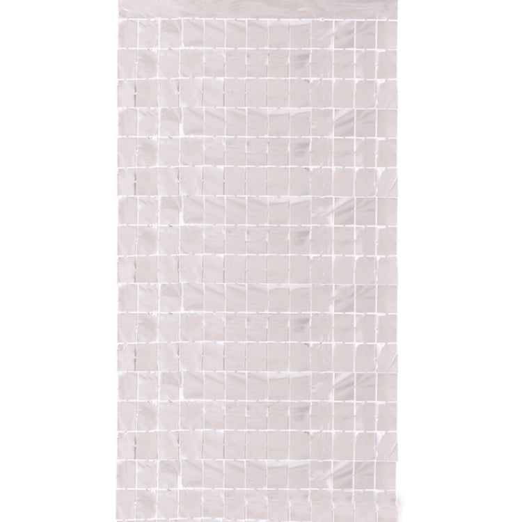 2 PCS 1x2M Square Rain Silk Door Curtain Birthday Party Background Wall Decoration