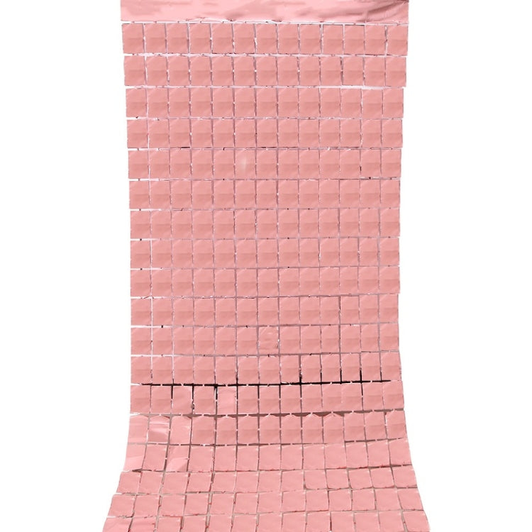 2 PCS 1x2M Square Rain Silk Door Curtain Birthday Party Background Wall Decoration