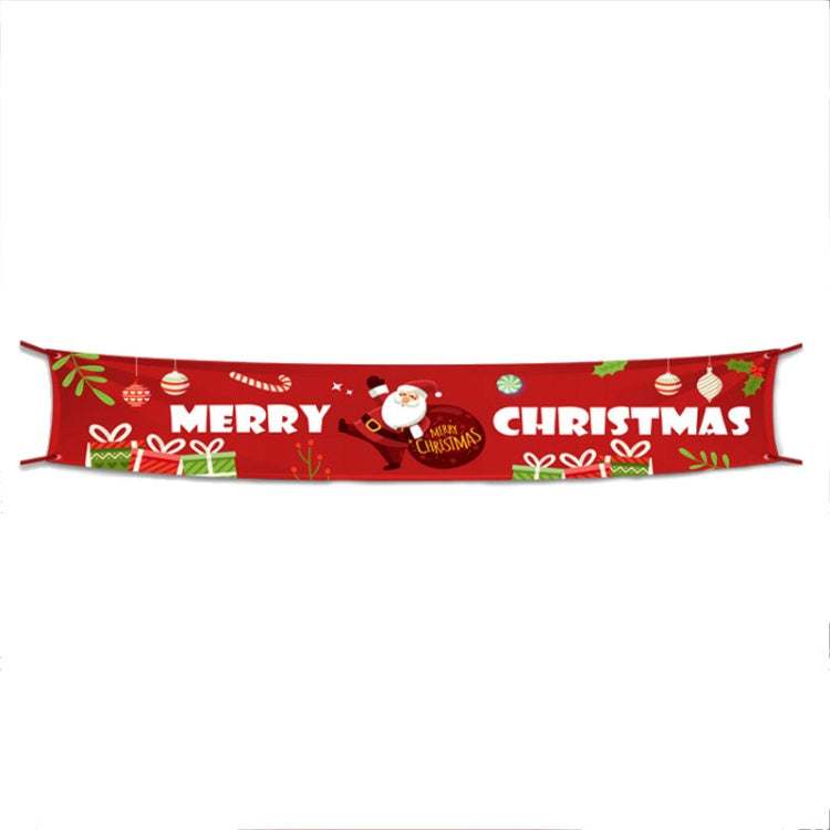 Christmas Ornaments Letters Banner Festive Party Scene Arrangement Props,Size:300 x 50cm
