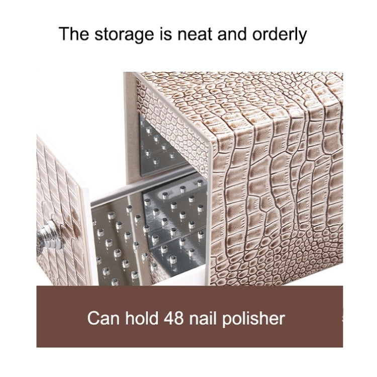 Dustproof Blue Light Disinfection Nail Polisher Storage Box