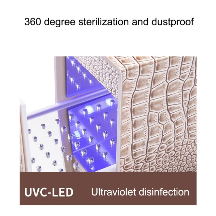 Dustproof Blue Light Disinfection Nail Polisher Storage Box