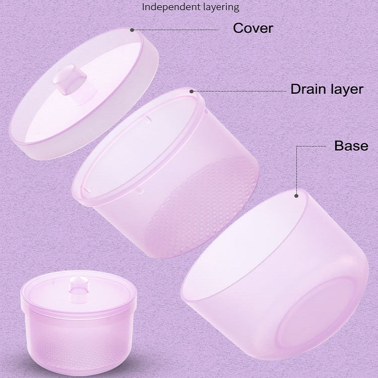 Nail Polisher Can Be Soaked And Drained Cleaning Disinfection Box