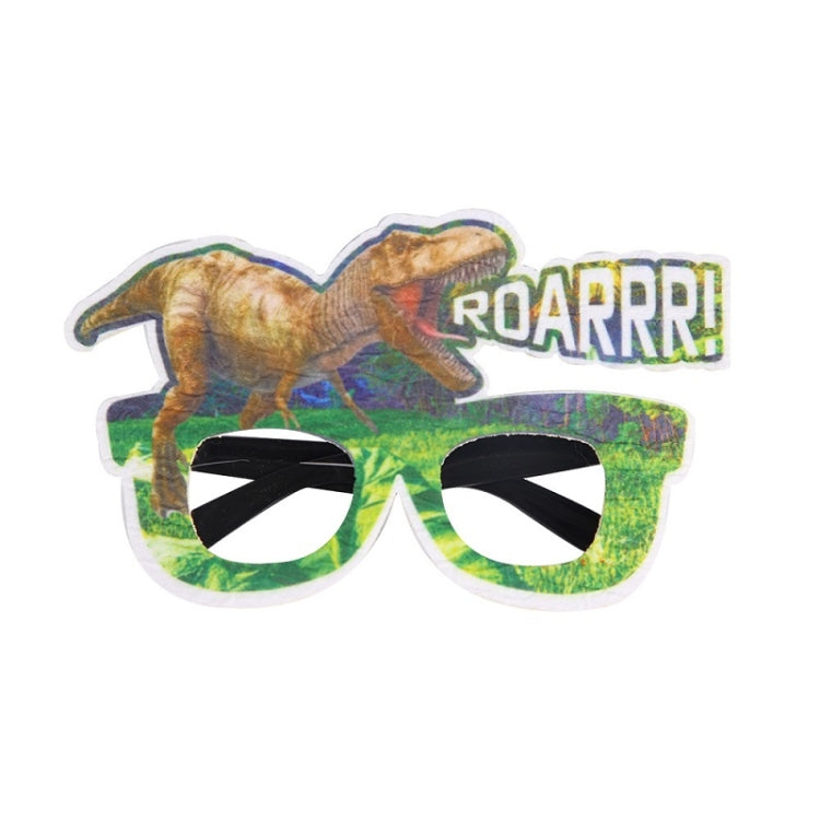 3 PCS Dinosaur Funny Glasses Birthday Party Decoration Photo Props