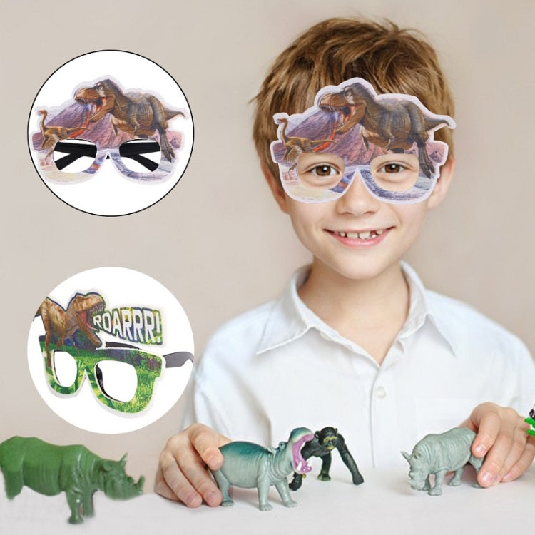3 PCS Dinosaur Funny Glasses Birthday Party Decoration Photo Props