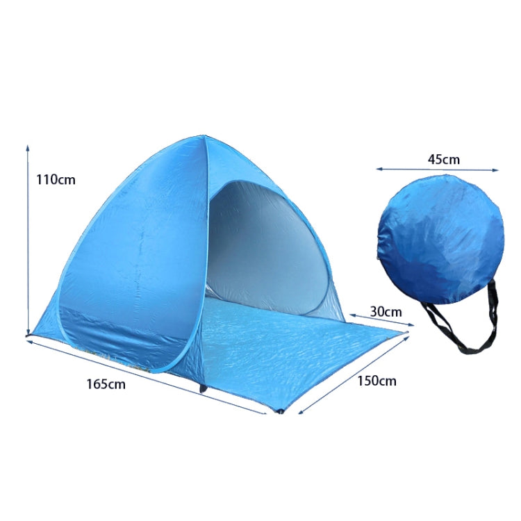 Automatic Instant Pop Up Tent Potable Beach Tent，Size: