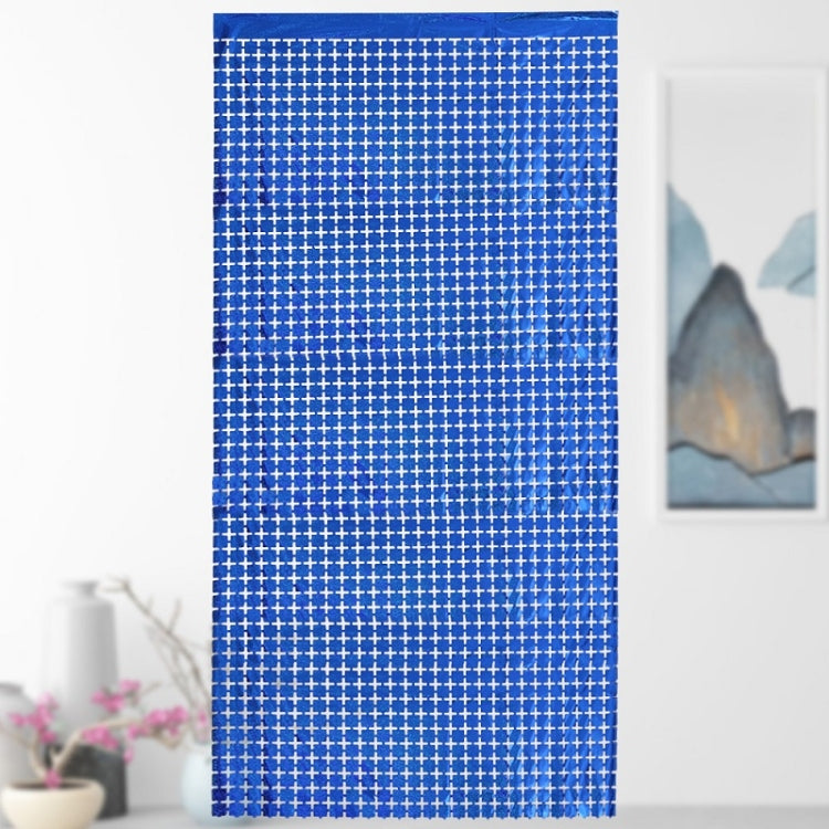 2 PCS Laser Square Rain Curtain Birthday Party Background Decoration