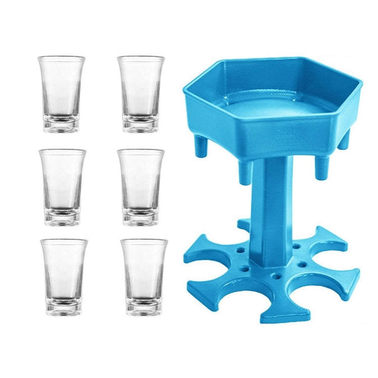 Bar Party 6 Cups Hexagon Wine Dispenser Wine Pourer